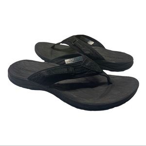 MERRELL Siren 2 Sandals Flip Flops Black Suede Size 6